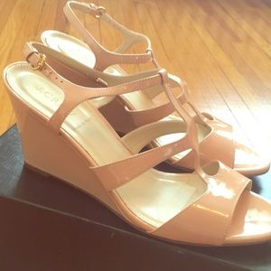 JCREW apricot sandals